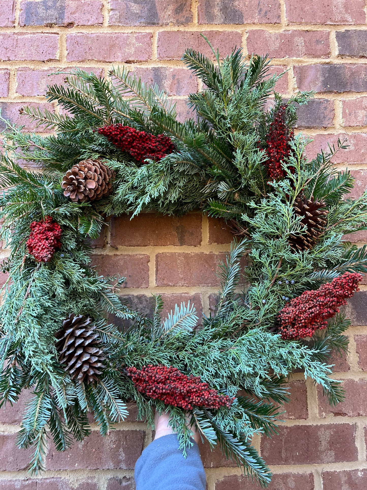 Fresh Handmade Evergreen Holiday Wreaths