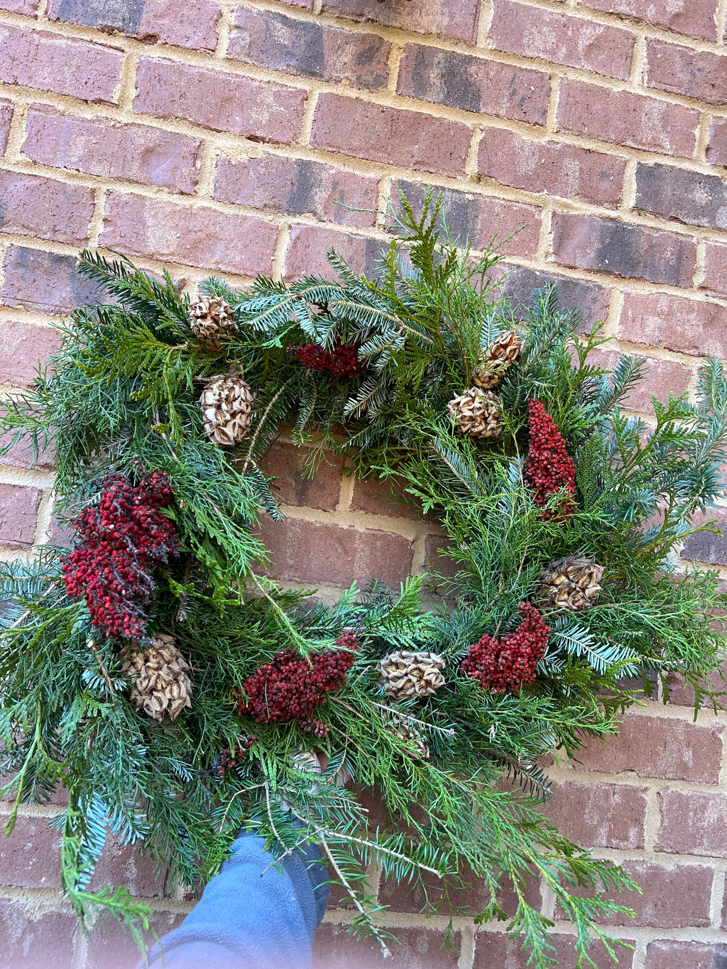 Fresh Handmade Evergreen Holiday Wreaths