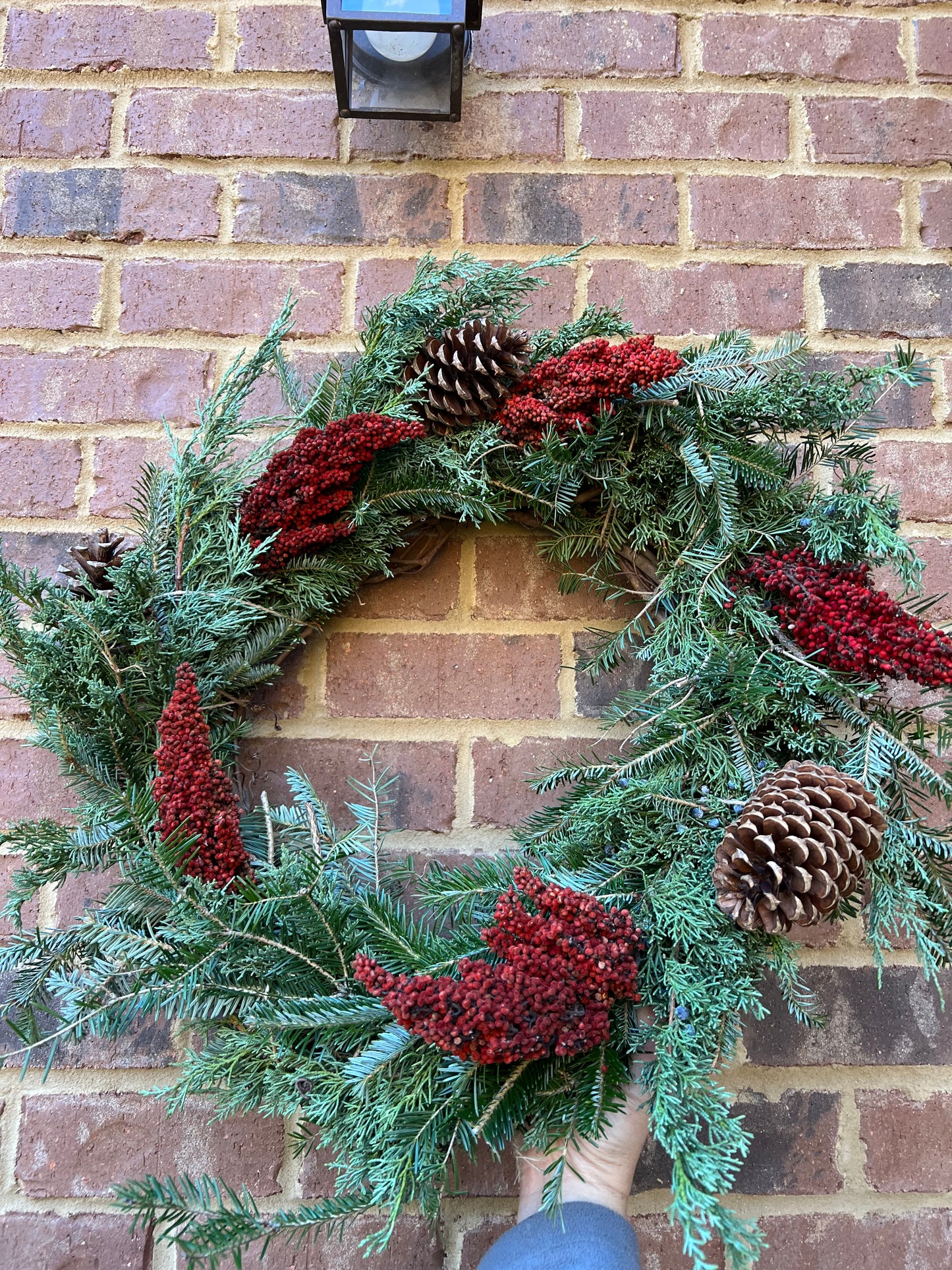 Fresh Handmade Evergreen Holiday Wreaths