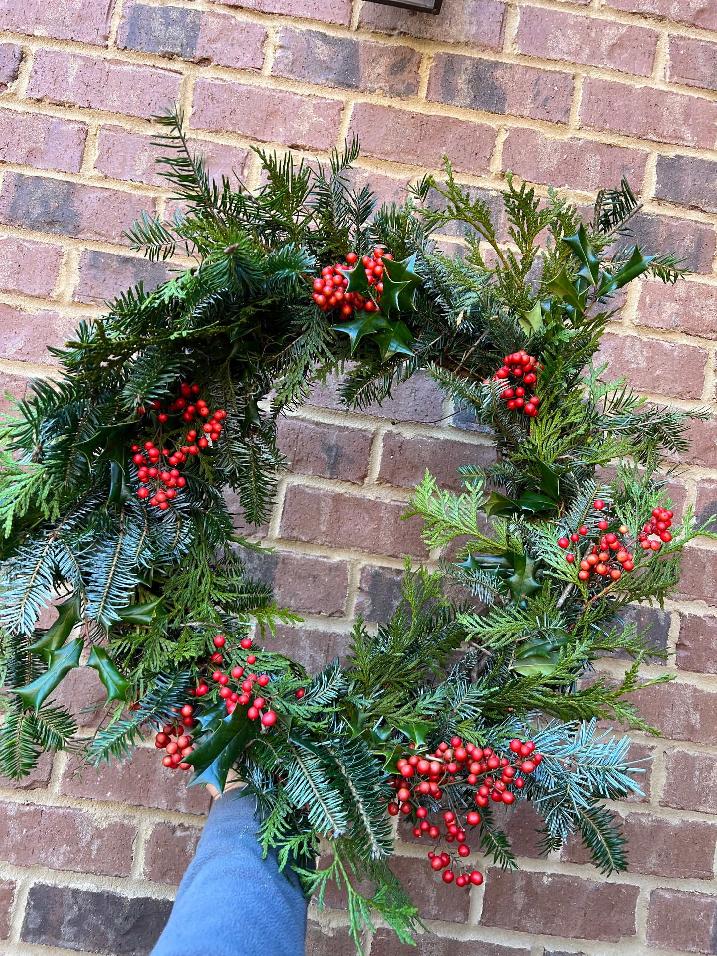 Fresh Handmade Evergreen Holiday Wreaths